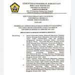 Diduga Buntut Dari Kritik Dana Ormawa, BEM Hukum UNIB di Bekukan