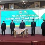 Mahyeldi, Lantik Pimpinan BAZNAS Provinsi Sumbar
