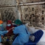 Mobil Vaksin Keliling BIN Door To Door Layani Warga di Desa Beringin, Deli Serdang