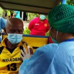 Saat Jenderal BIN kawal warga yang divaksin di atas becak