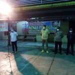 Kapolsek Percut Seituan Selaku Pelaksana Apel Kantor Camat Bandar Selamat Jalankan Bersama Yustisi Razia PPKM