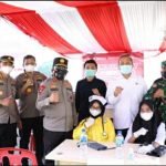 Kapolda Sumut tinjau pelaksanaan Vaksinasi Merdeka Serentak di Kampus