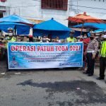 Unit Lantas Polsek Medan Melaksanakan Operasi Patuh Toba 2021