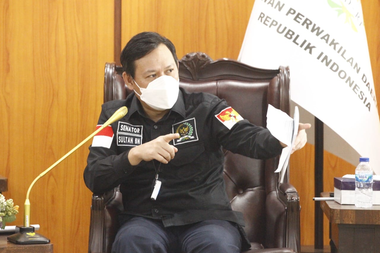 Wakil Ketua DPD RI Sultan B Najamudin di Jakarta pada Minggu (12/09).