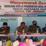 Musyawarah Desa (RKPDes) Desa Tik Jeniak Tahun Anggaran 2022