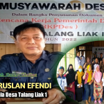 Capai Target 2022, Pemdes Talang Liak 1 Gelar Musdes