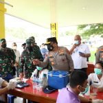 Peringati Hari Pahlawan, Kapolda Sumut dan Pangdam I/BB Serbu Pulau Nias dengan Ribuan Vaksin