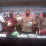 Polrestabes Medan Mengelar Konferensi Pers Dugaan Tindak Pidana Pemerasan