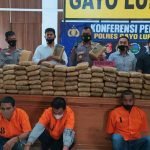 Tiga Dari Empat Orang Pelaku Pengedar Ganja 158 Kilogram Ganja Di Ciduk Polisi