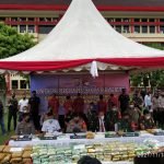 Turud dihadiri Gubernur, Kepolisian Poldasu musnahkan BB Narkoba