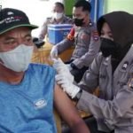 Polres Banjar Vaksin Warga Perumahan Seribu