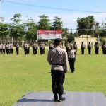 Polres Ogan Ilir Melaksanakan Upacara Penyambutan Siswa Didik SPN Polda Sumsel