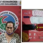 Wanita Paruh Baya Di Tangkap Satresnarkoba Polres Banjarbaru