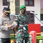 KAPOLDA KEPRI DAN DANREM 003/WP MEMBUKA PENDIDIKAN DAN LATIHAN INTEGRASI DIKMABA TNI AD DAN DIKTUKBA POLRI TAHUN 2021