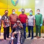 Nekat Curi Sepeda Motor Seorang Pria Terpaksa Di Door Polisi