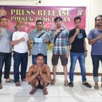 Unit Reskrim Polsek Pemulutan Gelar Press Rilis Terkait Pengungkapan Kasus Tindak Pidana ”Pencurian Dengan Kekerasan’