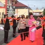 Pisah Sambut Kapolresta Deli Serdang Dilaksanakan Secara Sederhana dengsn Menerapkan Prokes