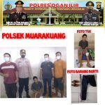 Sempat diamuk warga, Terduga Pelaku Pencuri Kambing Diamankan Polsek Muara Kuang