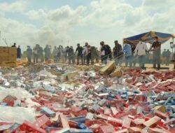 Bea Cukai Batam Musnahkan 66,78 Juta Batang Rokok Ilegal