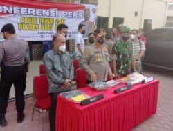 Sambut Tahun Baru 2022 Polres Batu Bara Melaksanakan Press Rilis