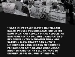 STOP KRIMINALISASI PEJUANG LINGKUNGAN DI SELUMA