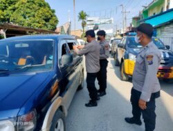 Sektor Kepolisian Polres Toba Kembali Laksanakan Ops Yustisi Dan PPKM Berbasis Mikro