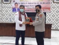 Komosi III DPR RI DR.Hinca I.P. Panjaitan, SH, M.H, ACCS, Melaksanakan Reses Di Polres Binjai