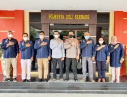Dalam Rangka Silaturahmi, Kapolresta Deli Serdang Terima Audensi KPU Kabupaten Deli Serdang