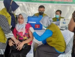 Polres Binjai Bersama PJU Dan Personil Gelar Vaksin Dosis 3