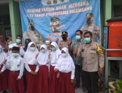 Vaksinasi Polsek SU 1 sasar MI Al’ Hidayah Lorong Silaberanti