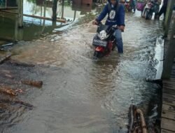 Lima Rumah di Desa Longkong Kabupaten HSU Terdampak Banjir