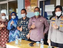 Polres Palembang Kunjungin Pelaksanaan Gebyar Vaksin Anak Merdeka