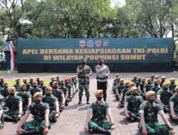 Polri – TNI Apel Bersama, Kapolda Sumut : Samakan Derap Langkah Kawal Pembangunan Nasional