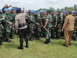 Jelang Imlek Polres Binjai Melaksanakan Apel Gabungan