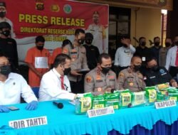 Ditresnarkoba Polda Sumsel Amankan Narkotika Jenis Sabu 16 Kilogram dari Aceh