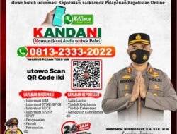 Polres Jombang Memberikan Pelayanan Melalui WhatsApp, Qayyum Mahmudi : “Layanan Ini Adalah KANDANI”