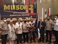 Novembriono Terpilih Kembali Jadi Ketua BPD ABUJAPI Sumsel dan Siap Besinergi dengan BPP