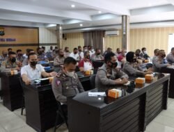 Kabid Propam Polda Sumut Berikan Bimbingan Pembinaan di Polresta Deli Serdang
