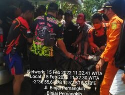 Warga Desa Samhurang Yang Tenggelam, Sudah Ditemukan TRC BPBD HST Sekira 3,5 Km dari TKP