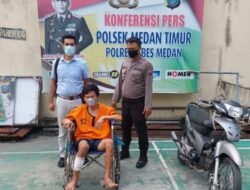Polsek Medan Timur Dor Seorang Pria Residivis Kasus Curanmor