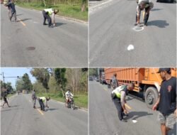 Disenggol Pick up Grandmax, Pengendara Sepeda Motor Luka Ringan