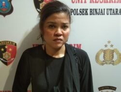 Polsek Binjai Utara Amankan Seorang Wanita Pencuri Uang Cafe Kolam Garden Puluhan Juta