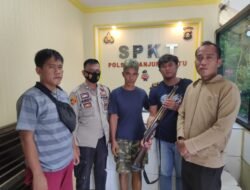 Polsek Tanjung Batu Tarik Senpi Ilegal Milik Kades