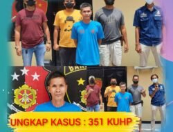 Seorang Pria Aniaya Tetangga, Tak Berkutik Saat Di Ciduk Polisi