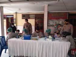 Capai Target Vaksinasi 70%, Polsek Percut Sei – Tuan Gandeng Tim Nakes Dari RS. Citra Medica