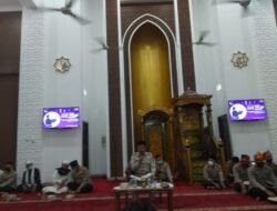 Momen Isra Mi’raj, Kapolres Palembang Ingatkan Keimanan Dalam Bekerja