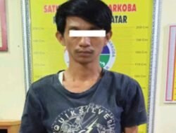 Terduga Pengedar AP (26) Warga Jorong Ampalu Katek Ditangkap Satres Narkoba Polres Tanah Datar