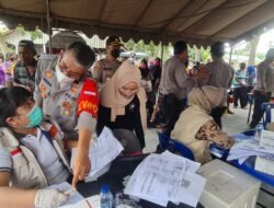 Peringati Isra’ Mi’raj 1443 H, Polres Sergai Gelar Gebyar Vaksinasi