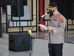 “Kapolresta Deli Serdang Pimpin Apel Gelar Pasukan Operasi Keselamatan Toba 2022”