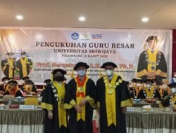 UNSRI Mengukuhan Prof Hermansyah SSi MSi PhD Jadi Guru Besar bidang Ilmu Kimia